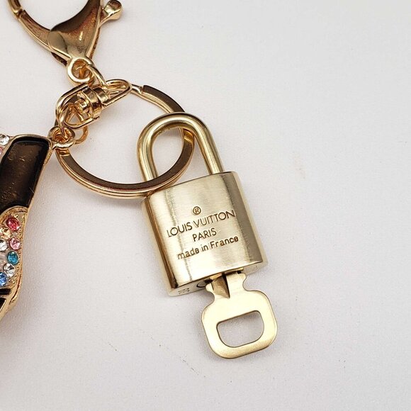Authentic Louis Vuitton Lock & Key with unbranded Bagcharm, Keycharm, Keychain - Picture 6 of 8